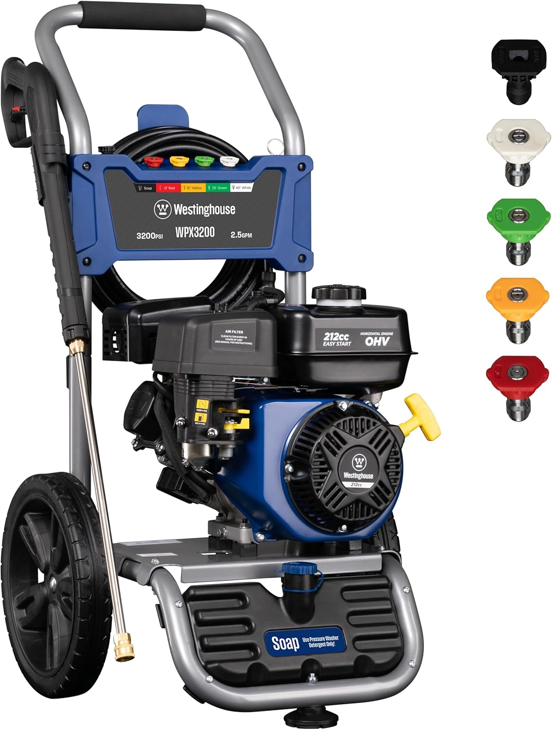 Electric Pressure Washer Bundle with Gas Pressure Washer S3896