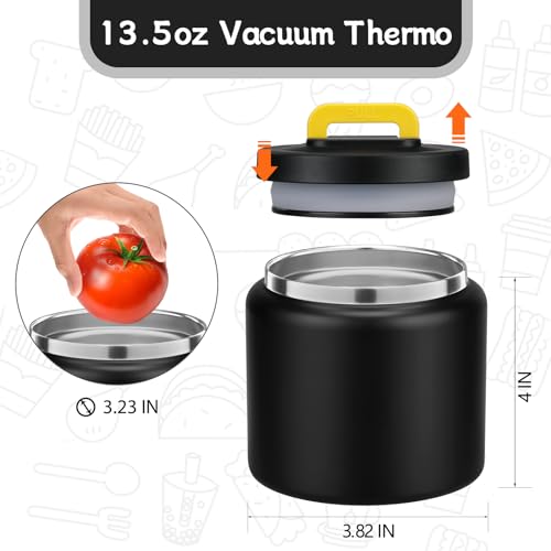 13.5oz Vacuum Insulated Stainless Steel Food Jar O637