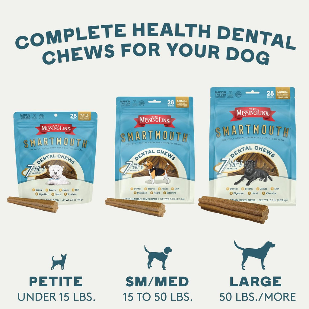 Petite/XS 28 Ct Dental Chew Treats Q4138
