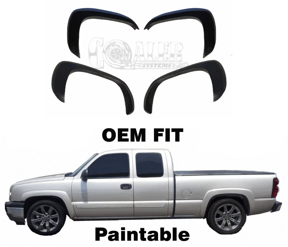 Black Matte Fender Flares J167