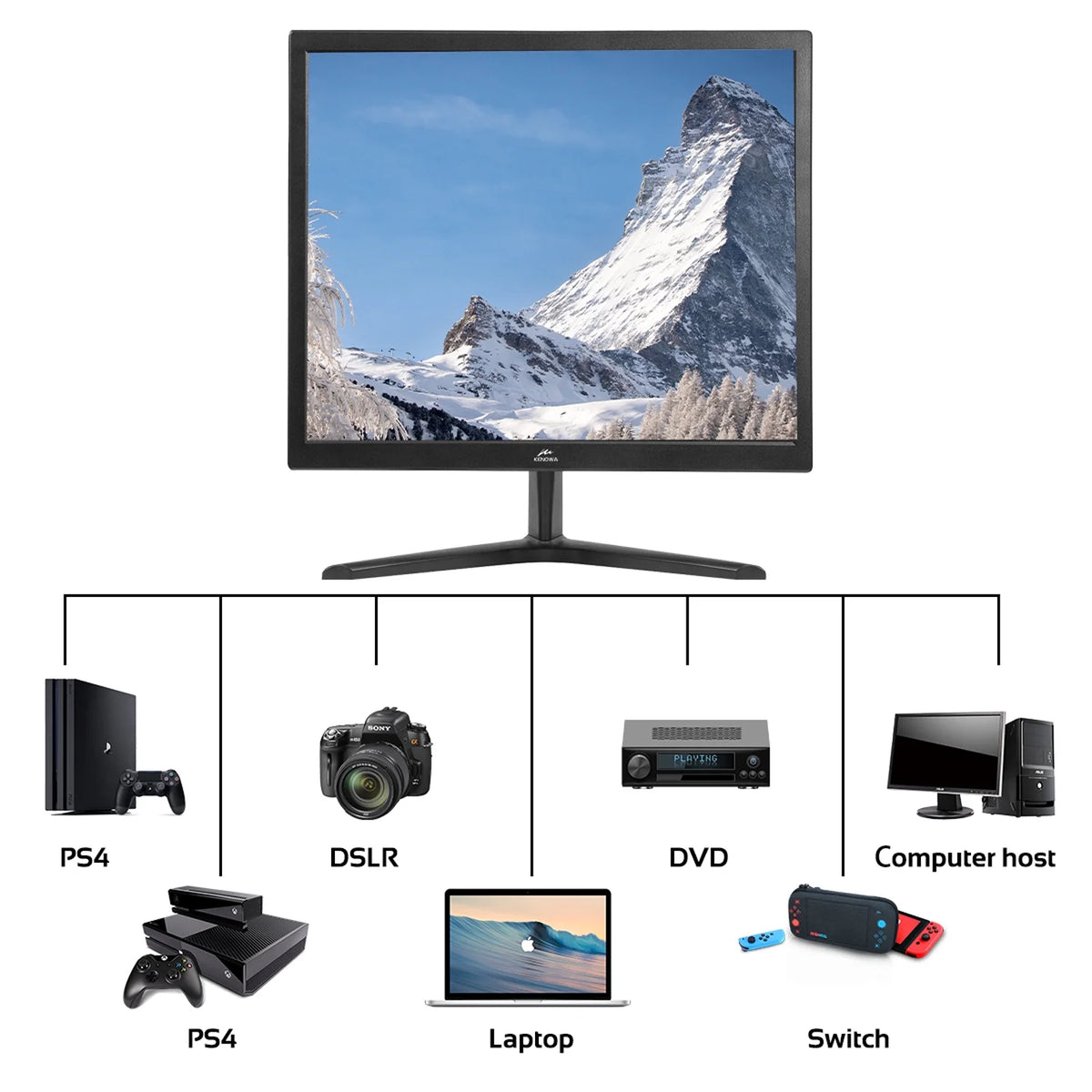 17 inch 1280X1024 LCD Computer Monitor M490