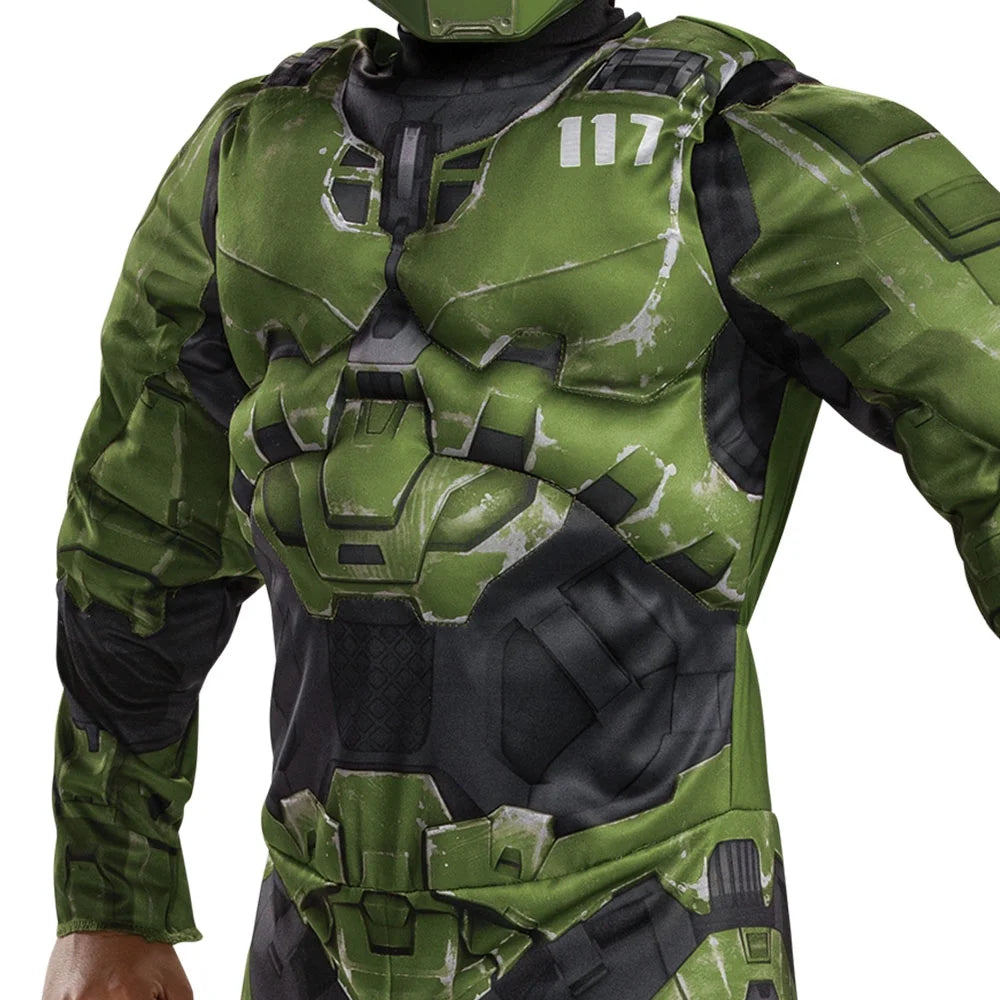 Boys Size Small (4-6) Master Chief Halloween Child Costume O1099