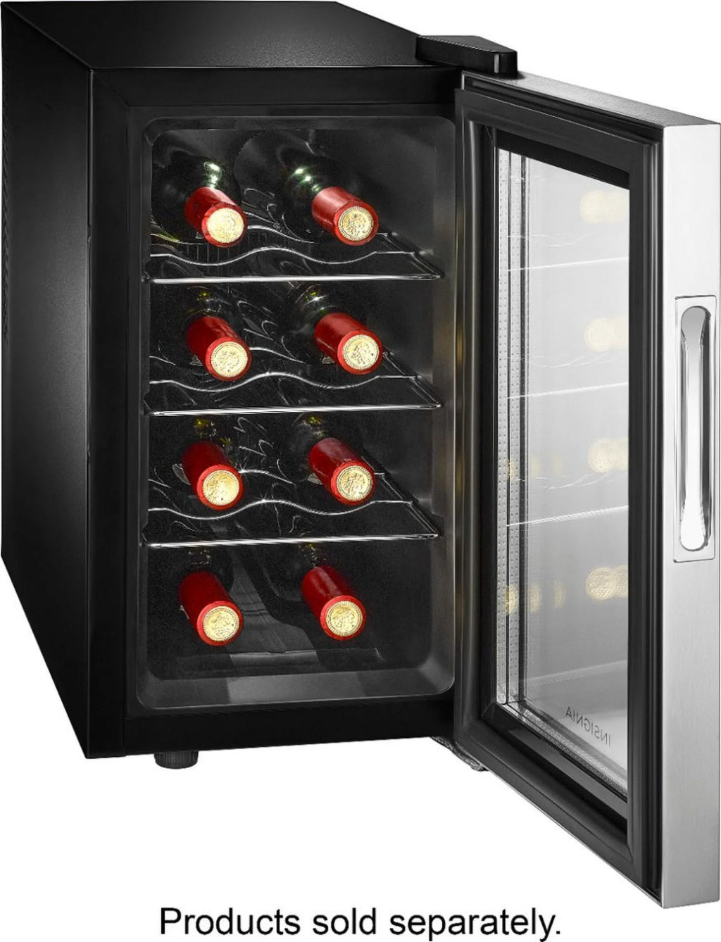 Stainless Steel 8-Bottle Wine Cooler S9042