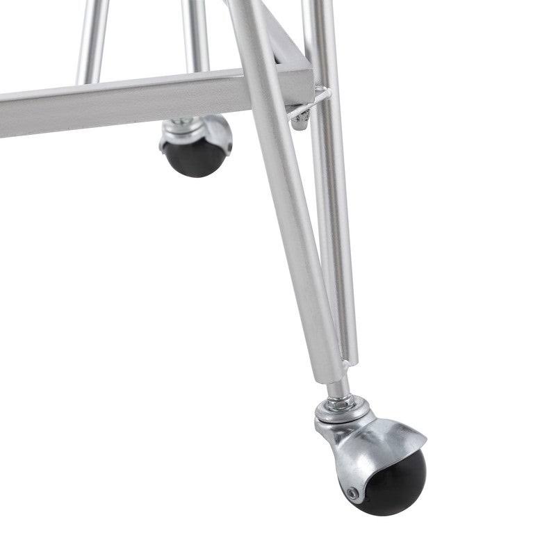 Silver Mid-Century Bar Cart L6947