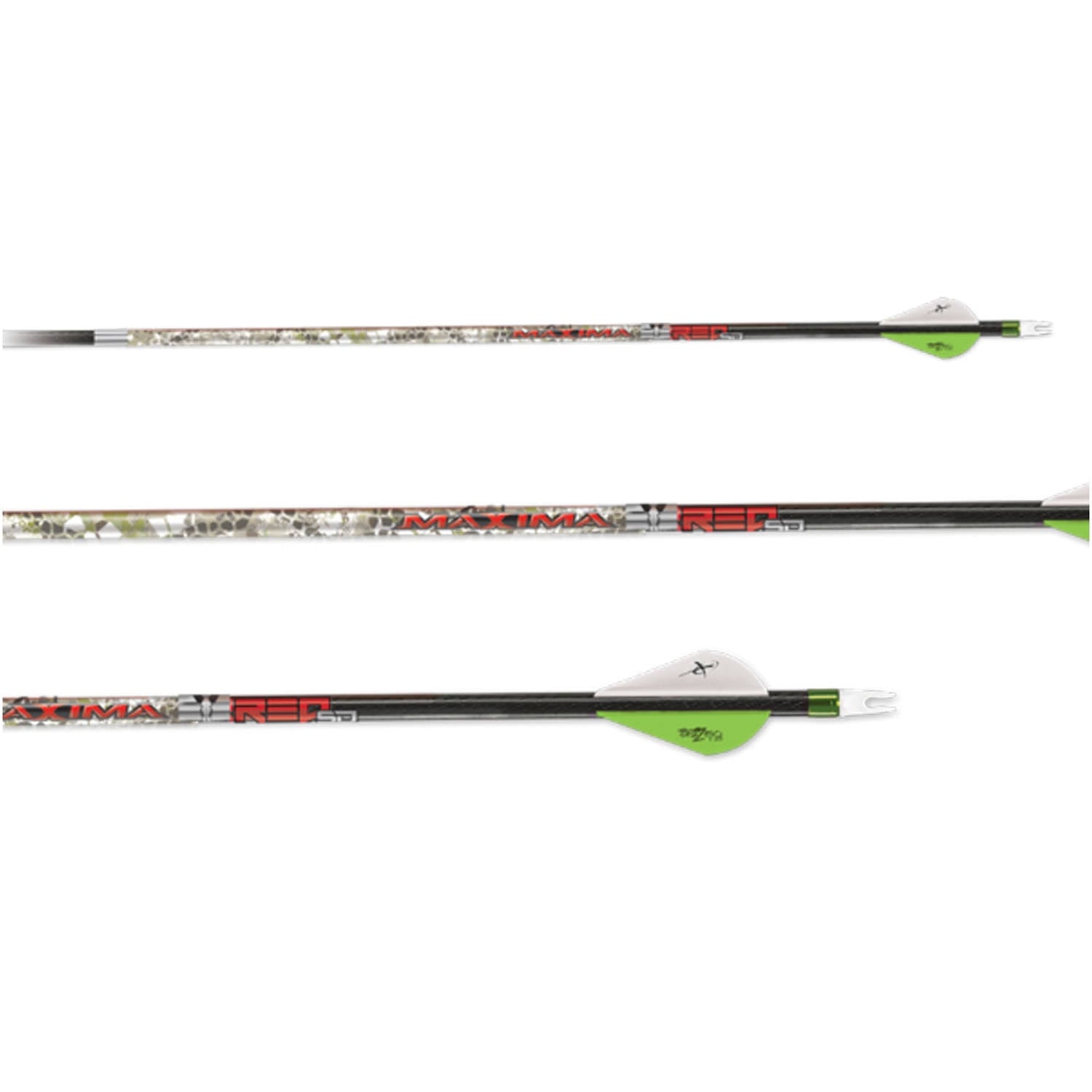 12Pk Carbon Express Maxima Red Badlands SD 350 Shafts T33285