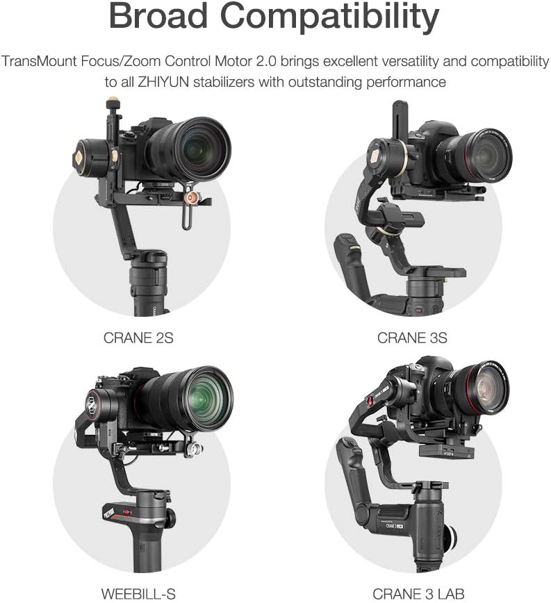 Servo Follow Focus/Zoom Controller for Gimbal Handheld Stabilizer Pack of 2 V5119