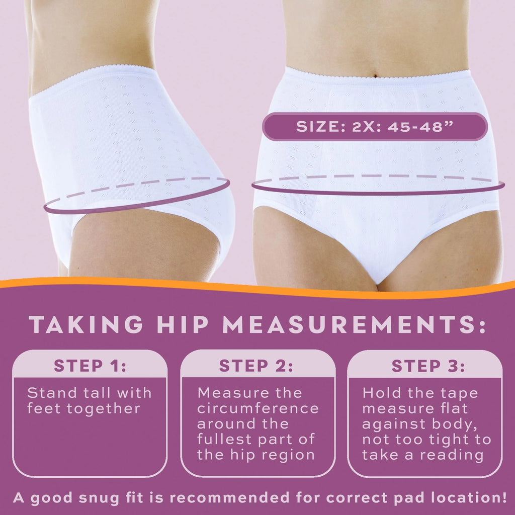 Reusable Super Absorbent Incontinence Underwear D2748