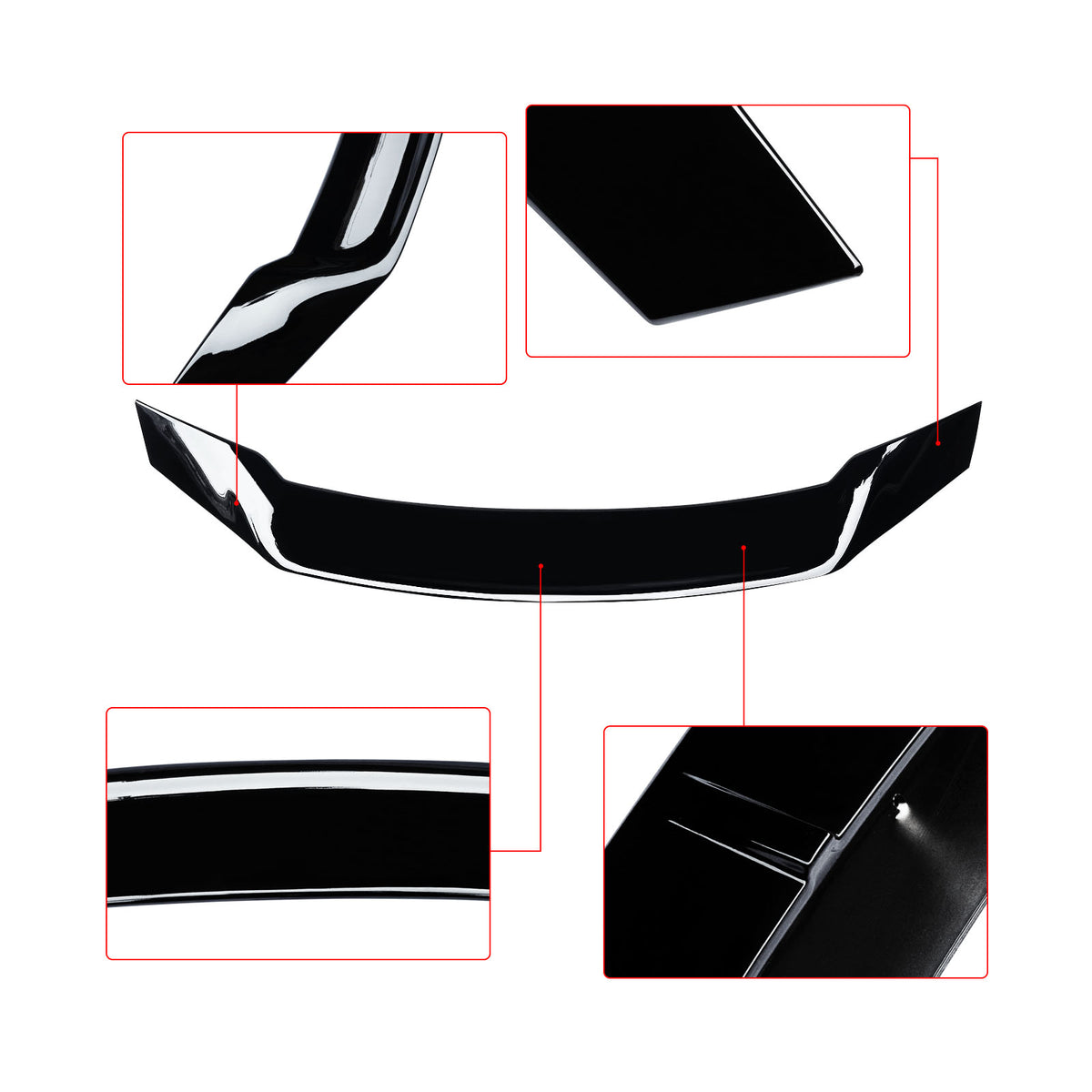 Gloss Black Rear Spoiler K338