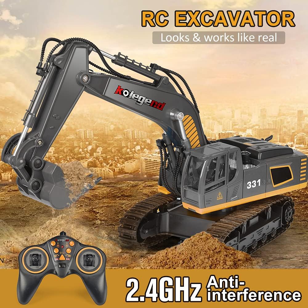 1/18 Scale Remote Control Excavator Toy Q72439