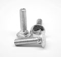 1/2x22-13 x 5x22 (FT) Coarse Thread Grade 5 Carriage Bolt Medium Carbon Steel Zinc Plated Pk 50 M50075