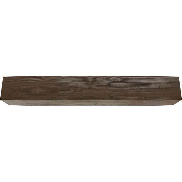 Sandblasted Faux Wood Fireplace Mantel, Burnished Mahogany C5453