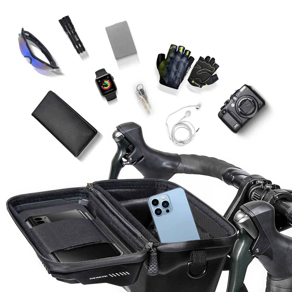 3L Waterproof Bike Handlebar Bag with Touchscreen X20947