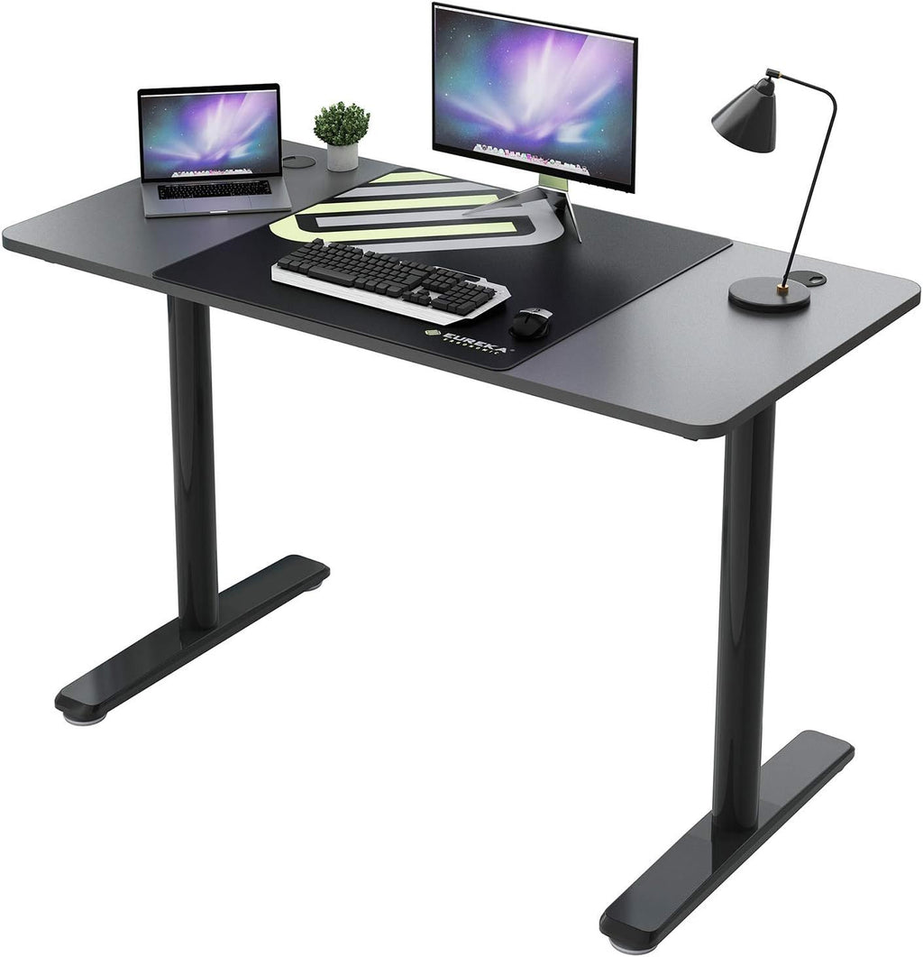 White Desk 47 with Mouse Pad Cable Management X918253