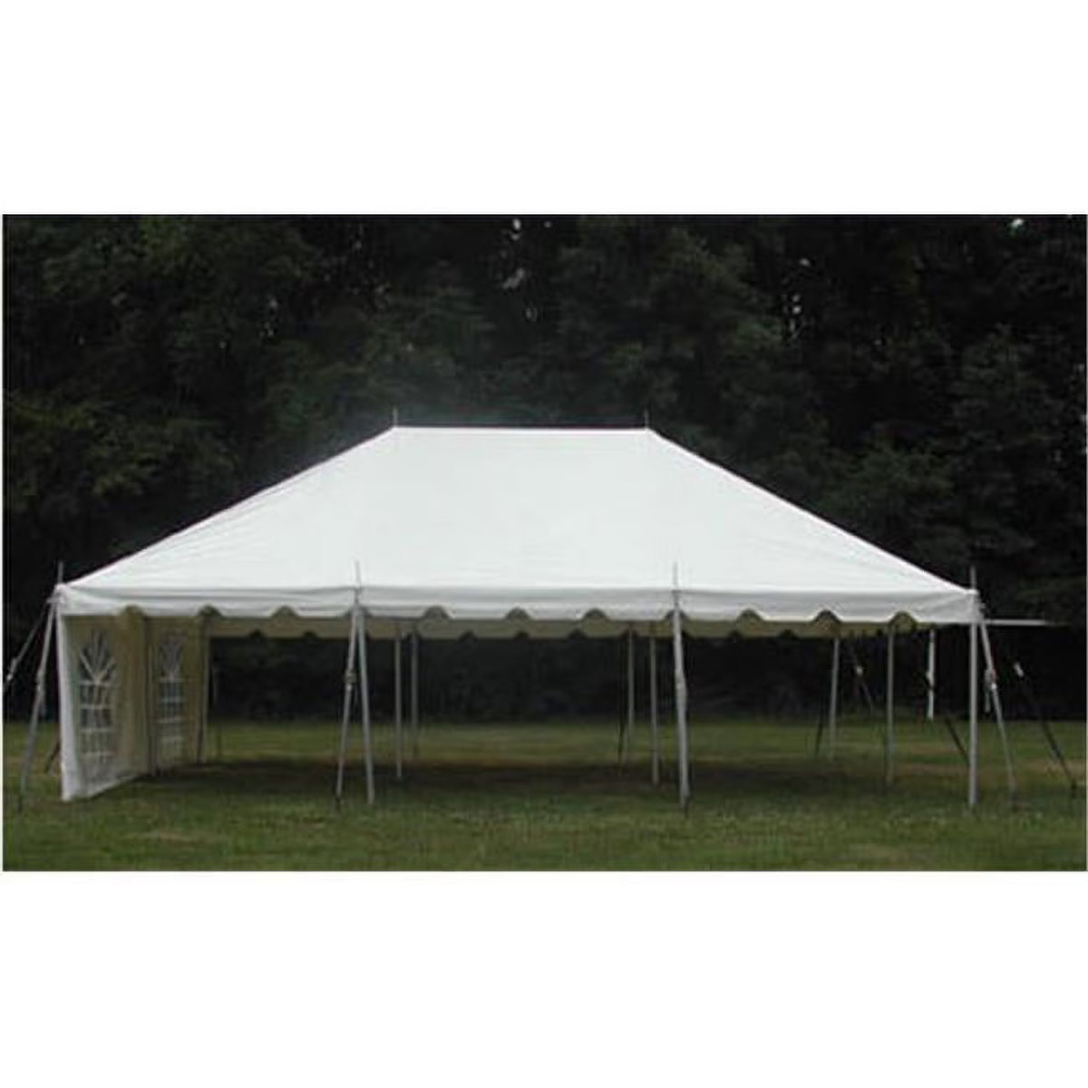 20x30 White Galvanized Pole Tent O935