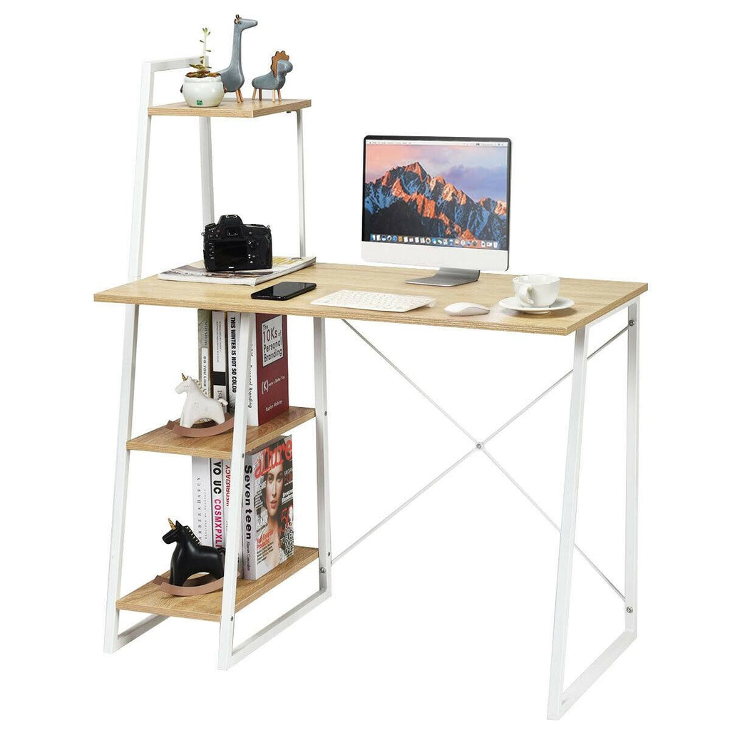 4 Tier Shelves Computer Desk R1535