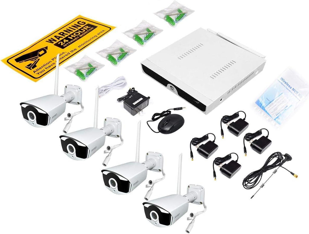 3MP Wireless Security Camera System with Audio Y6204