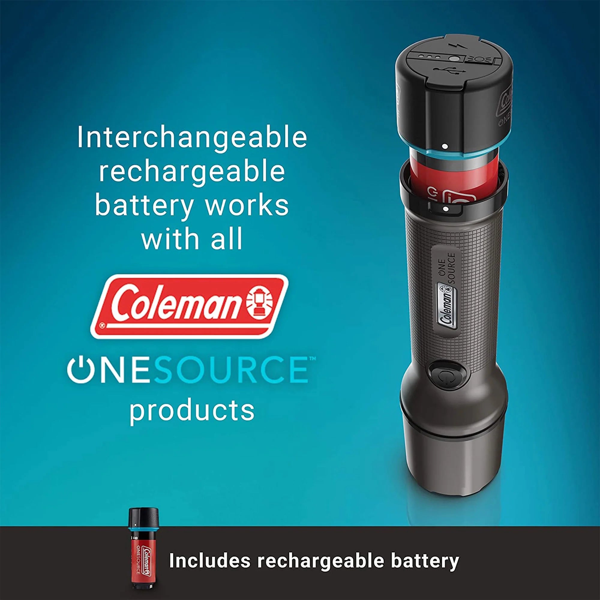 600 Lumens Rechargeable Flashlight (2 Pack) N46018