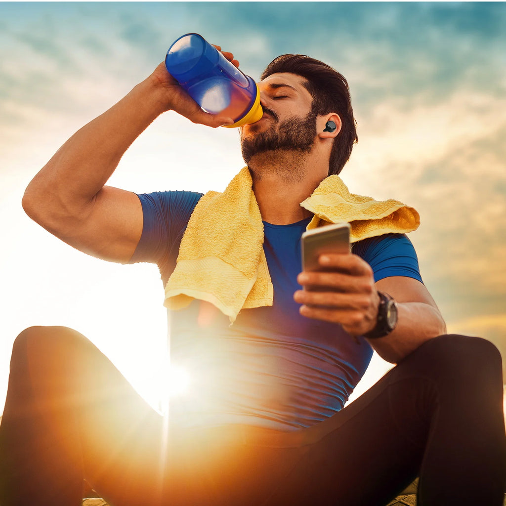 Black True Wireless Earbuds with Mic W9511