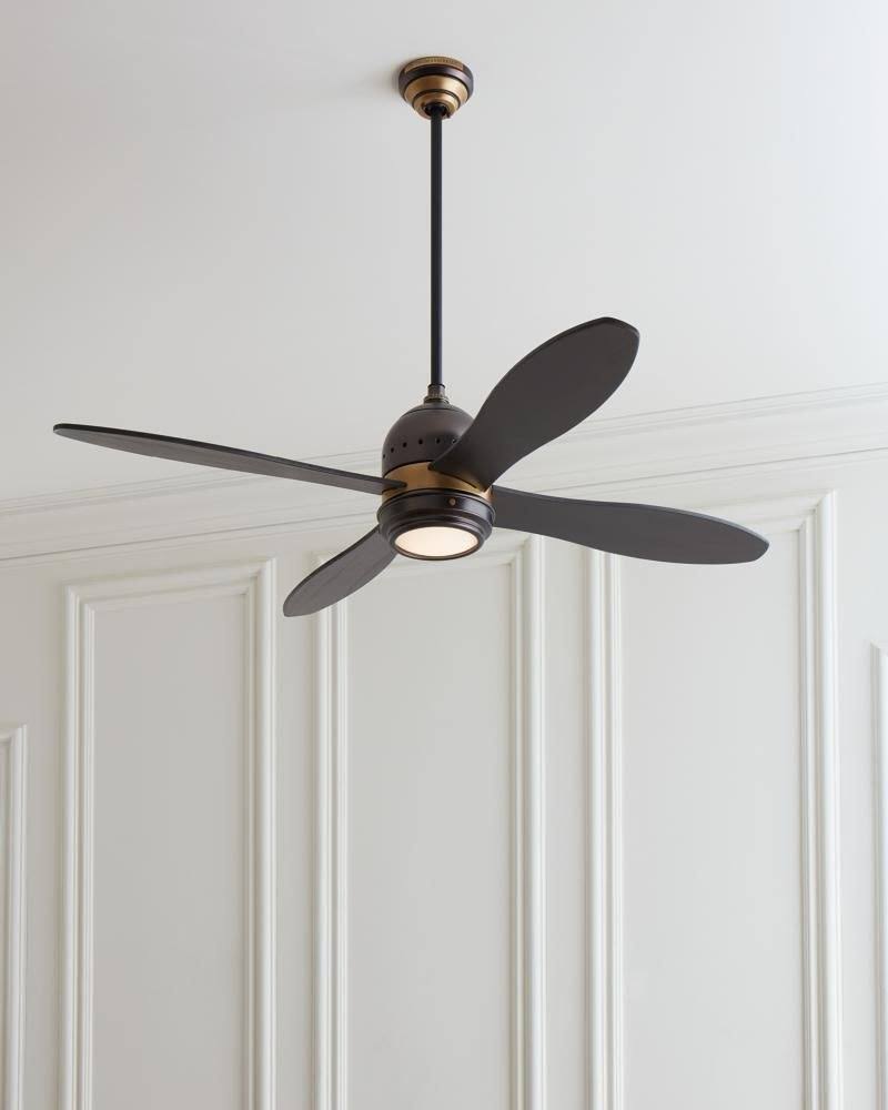 Polished Nickel 56-Inch Ceiling Fan Q58399