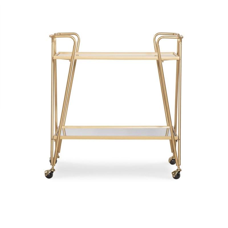 Silver Mid-Century Bar Cart L6947