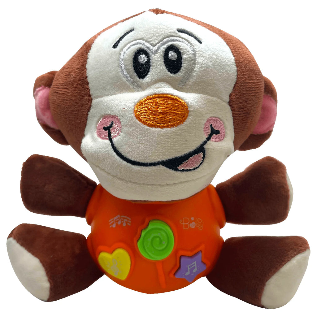 Plush Monkey Baby Toy W9657