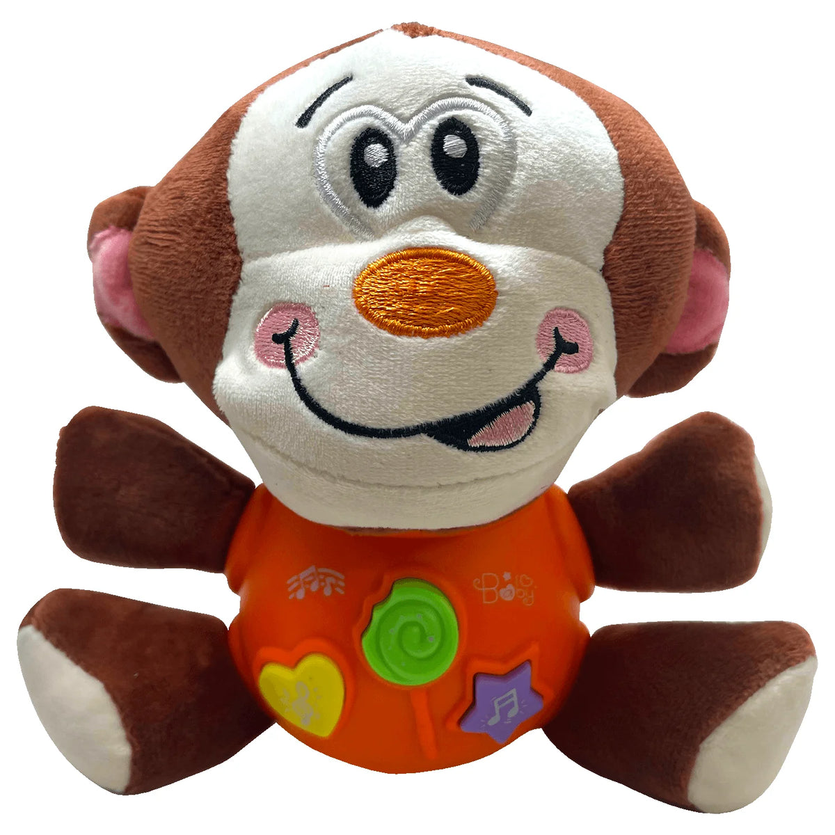 Plush Monkey Baby Toy W9657