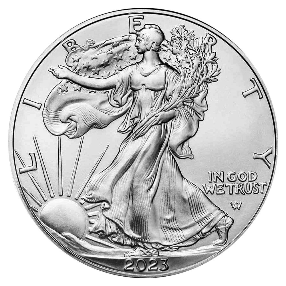 20 - 2023 $1 American Silver Eagle 1 oz BU M494
