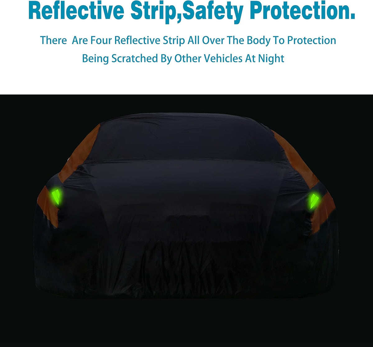 6 Layers Cotton Car Cover for Sedan Up to 177 M Q334