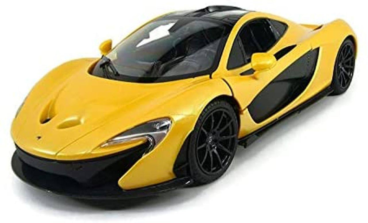 Yellow RC McLaren P1 Sport Car with Lights and Open Doors T303