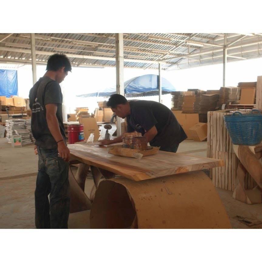 Wood Natural Edge Bench 48 in x 17-20 x 18 in H KD Agate Grey Oil F390
