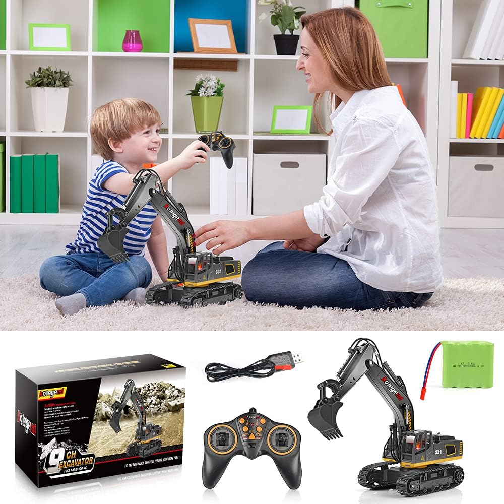 1/18 Scale Remote Control Excavator Toy Q72439