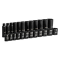 3/8 in. Drive SAE Shallow and Deep Impact Socket Set (24-Piece) L612