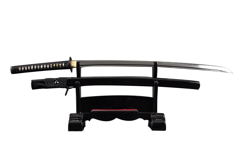 Black 1095 Carbon Steel Samurai Katana Sword G74643