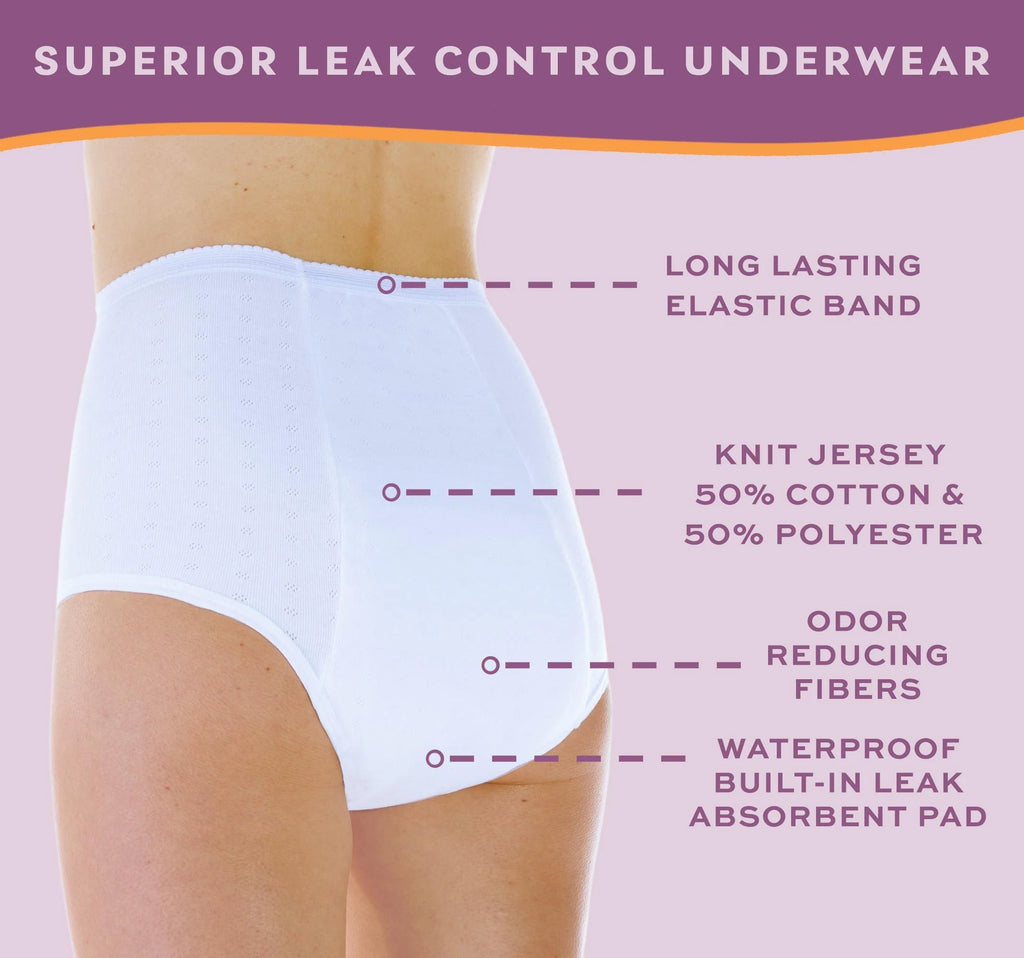 Reusable Super Absorbent Incontinence Underwear D2748