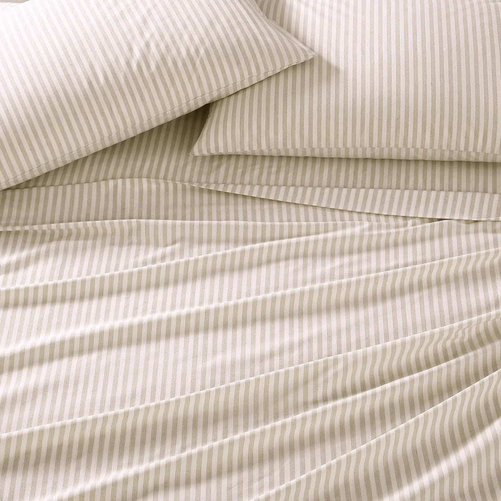 Gray Full Percale Sheet Set P872