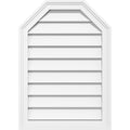 28x22W x 40x22H Octagonal Top Surface Mount PVC Gable Vent K496715