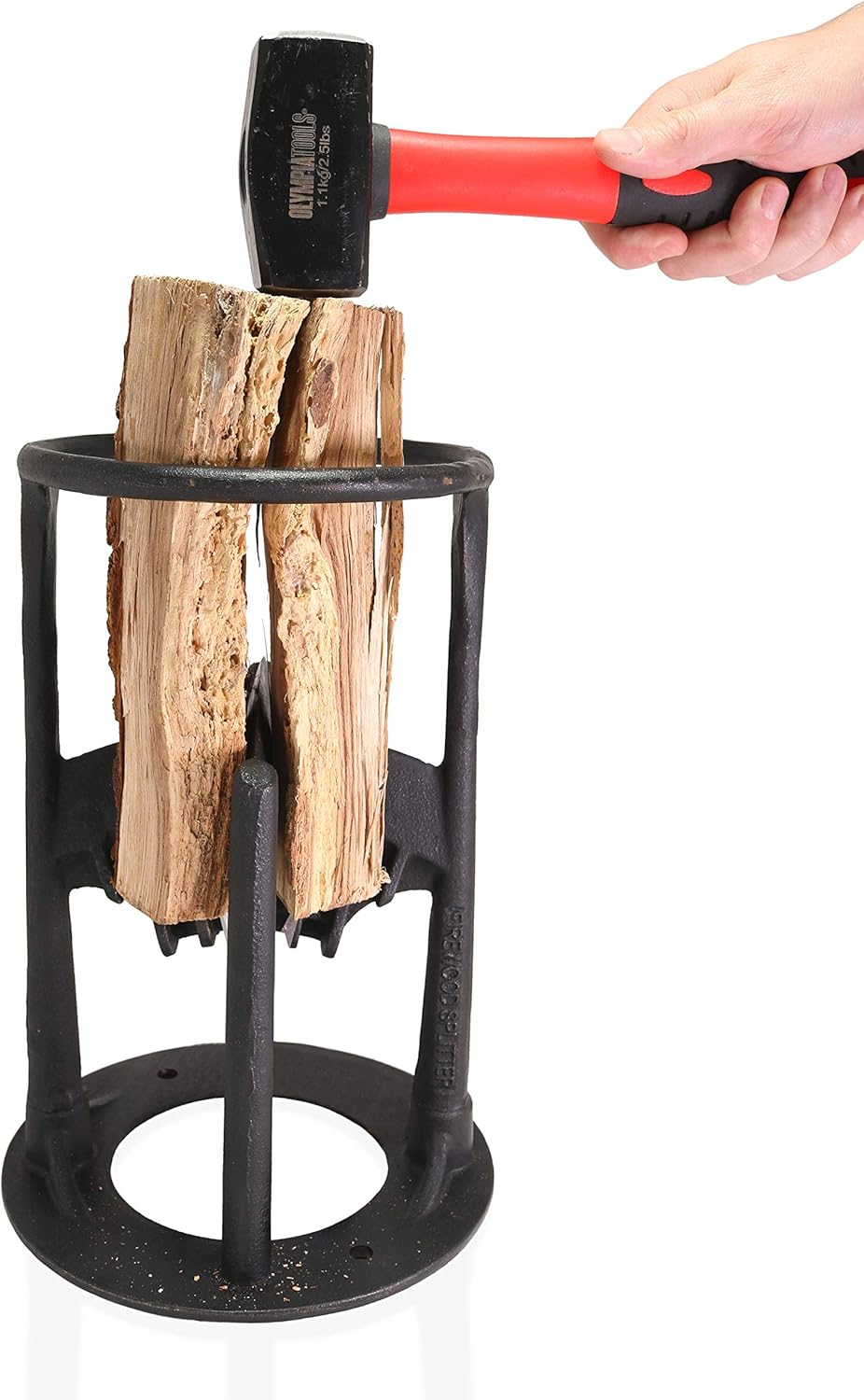 Heavy Duty Cast Iron Firewood Splitter with Removable Secondary Blade Attachment Z82626