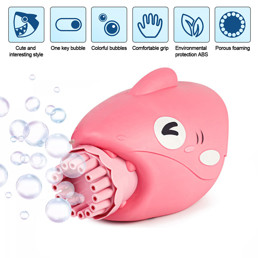 Pink Electric Automatic Bubble Blaster Toy U3222