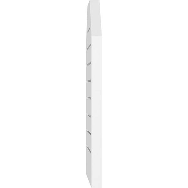 28x22W x 40x22H Octagonal Top Surface Mount PVC Gable Vent K496715