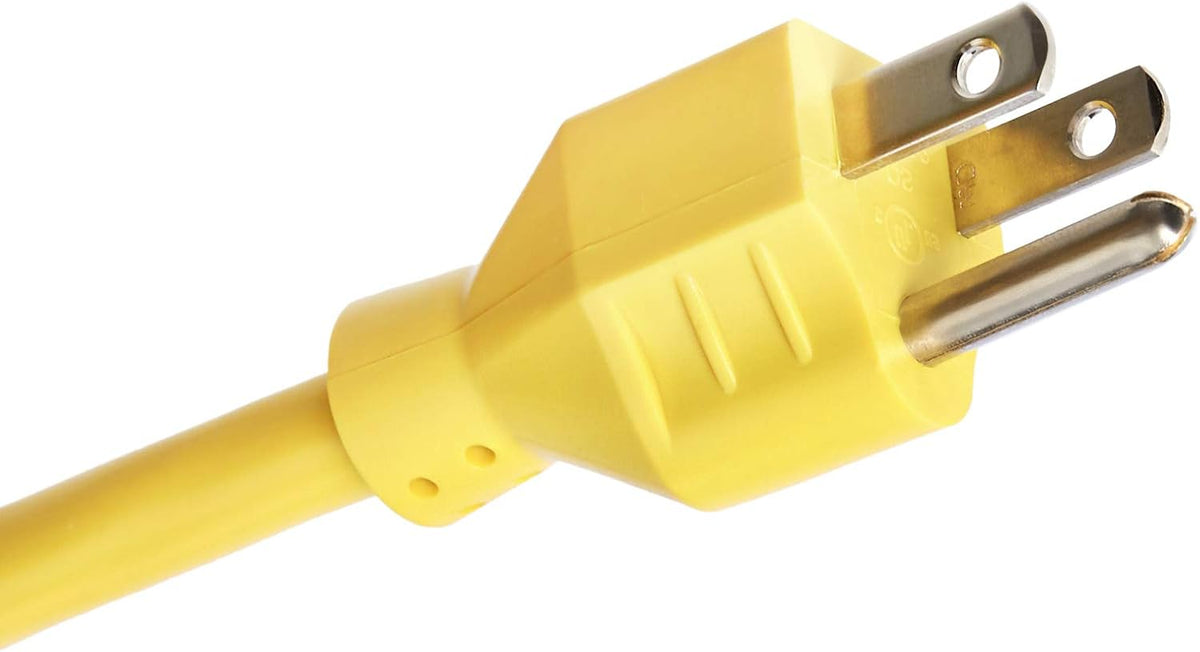6 PACK Yellow Metal Surge Protector Power Strip O63661