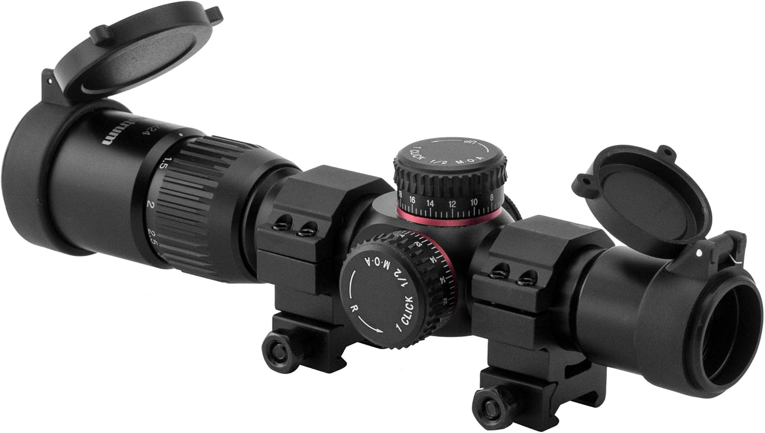 1-4x24 First Focal Plane Rifle Scope with Illuminated Reticle W15119