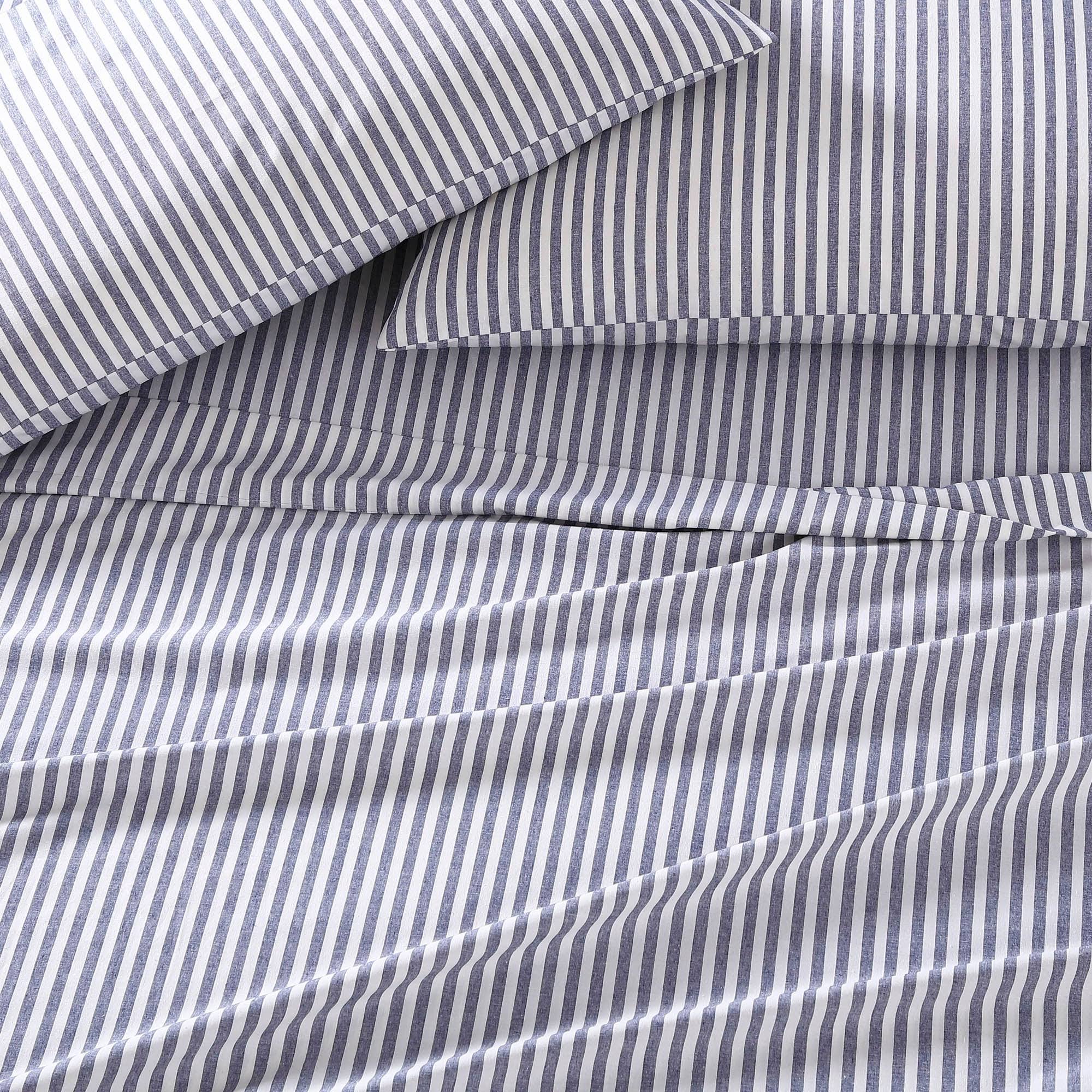 Gray Full Percale Sheet Set P872