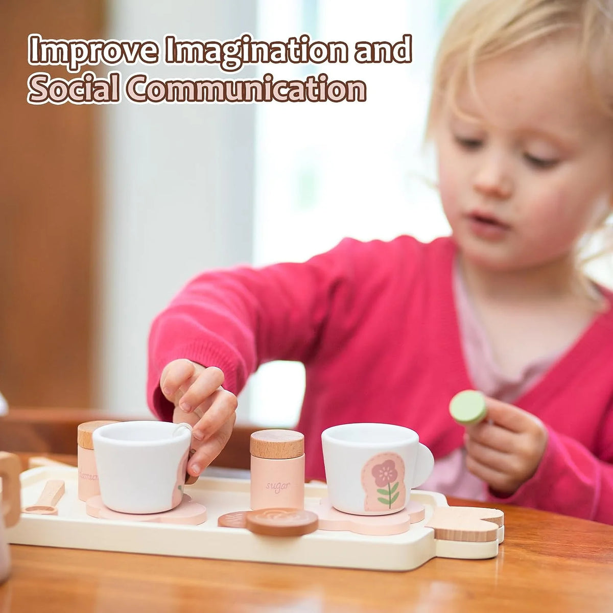 Tea and Coffee Play Set with Accessories P198