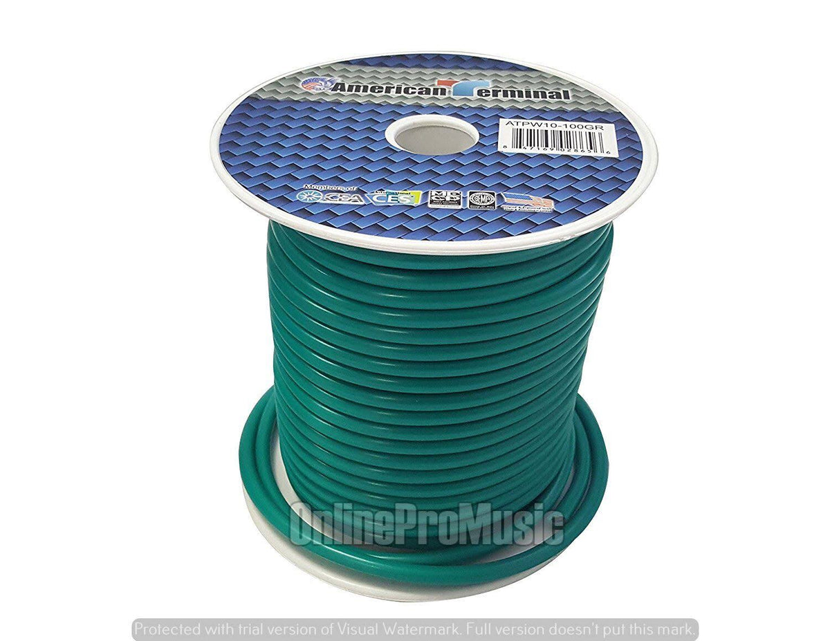10 Gauge Green Primary Wire R9728
