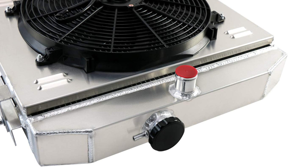 Aluminum Radiator for 1955-1957 Chevy Nomad Bel Air Del Ray H11641