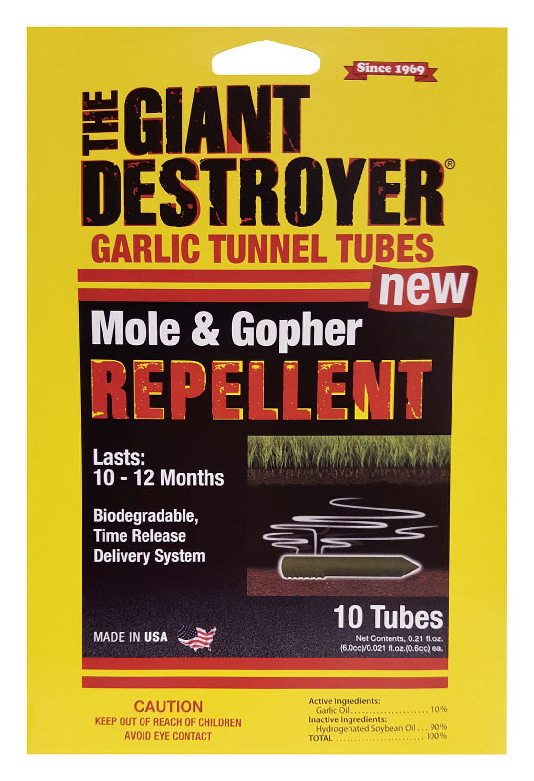 1 Pc Animal Repellent Tubes 0.21 Oz X9922