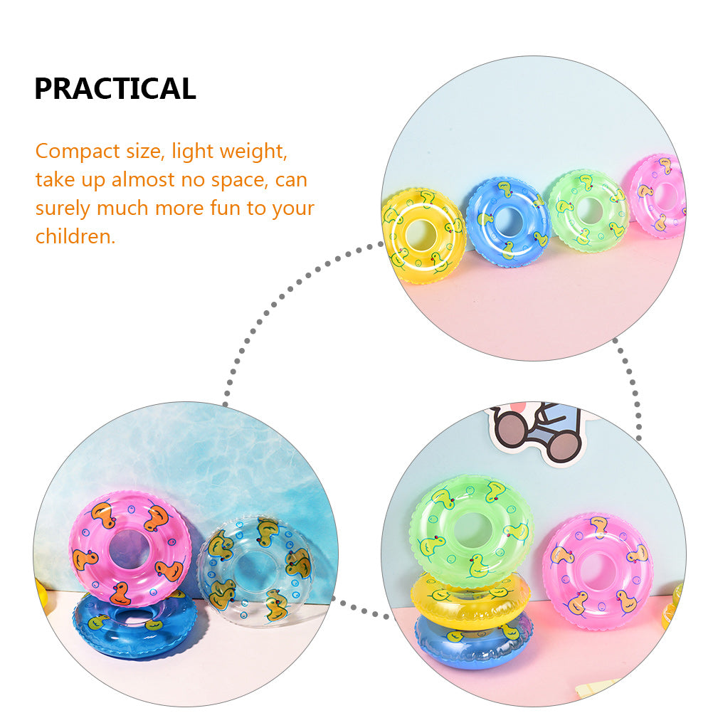 10pcs Inflatable Dolls Swim Rings Toys T16550