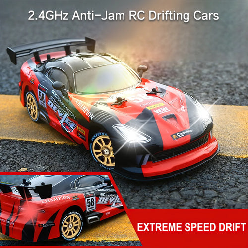 1/16 4WD Remote Control Drift Car with 2 Sets Tires I2638