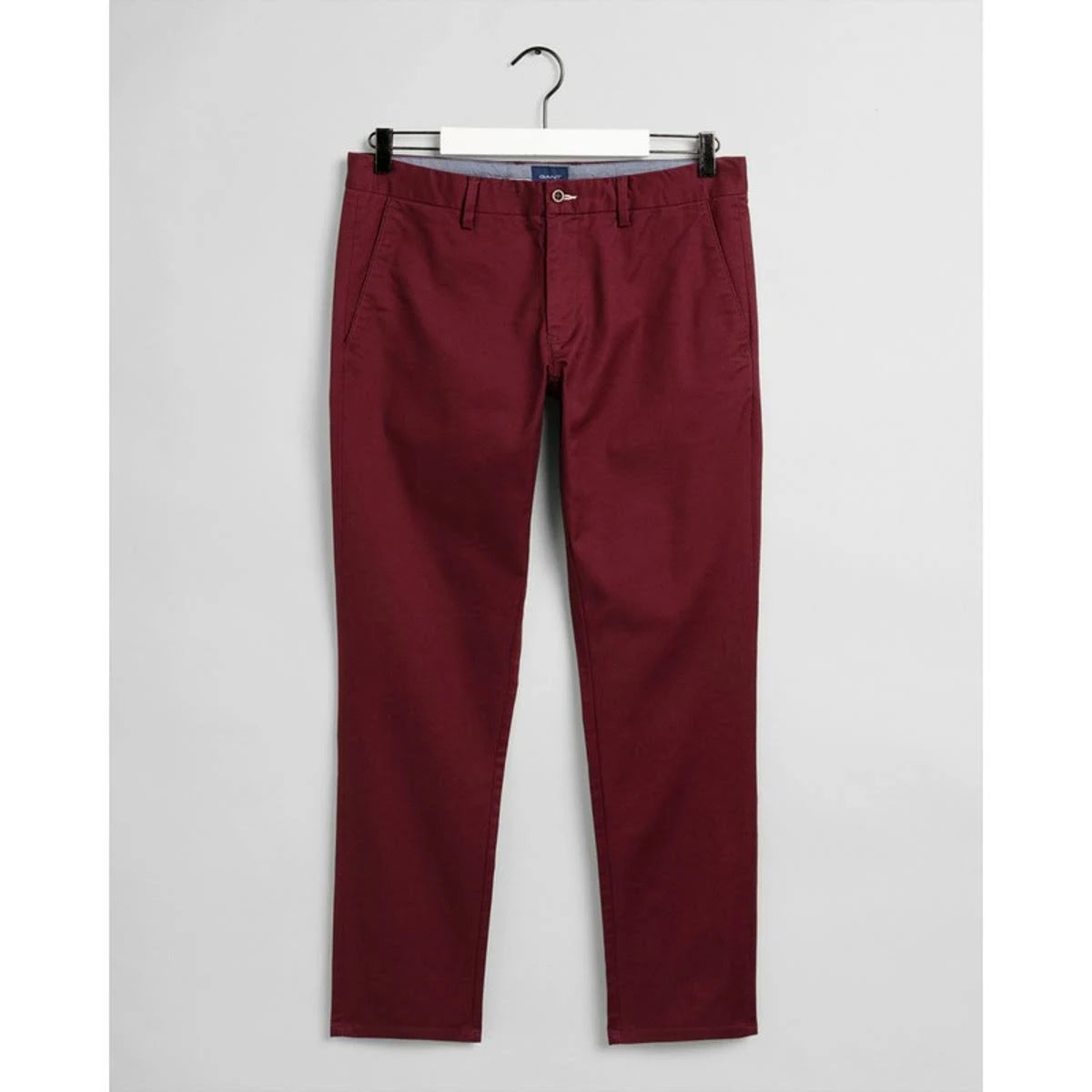 Red Slim Fit Chinos D23083