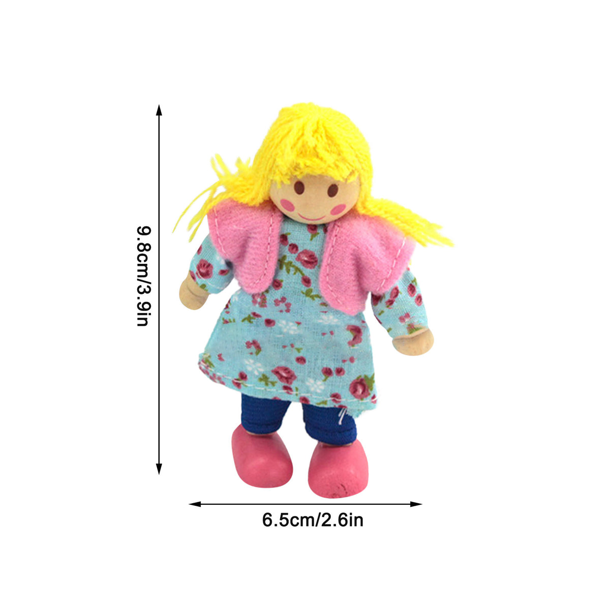 Miniature Dollhouse Accessories 7 People Set Doll Toys Y943